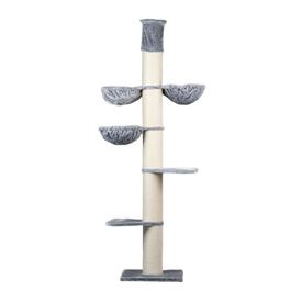 Rascador Maine Coon Tower Plus para gatos color Beige y gris