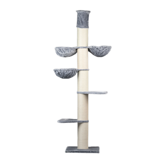 Rascador Maine Coon Tower Plus para gatos color Beige y gris