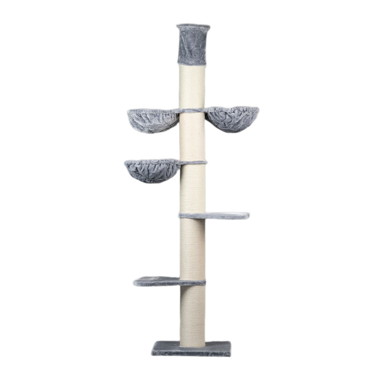 Rascador Maine Coon Tower Plus para gatos color Beige y gris thumbnail
