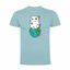 Camiseta hombre "Un día mi gato dominará el mundo" color Azul, , large indicador imagen numero 1