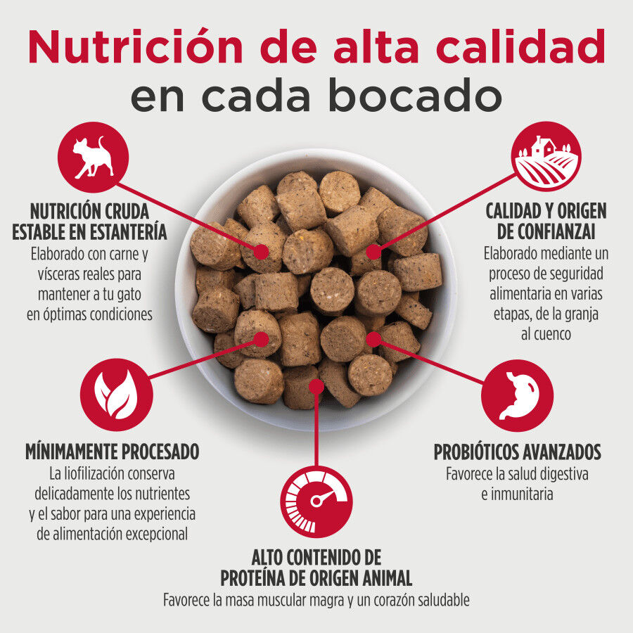 150 g Nulo Freeze Dried Raw Pienso Pollo y Salm&oacute;n para gatos, , large Imagen numero 2