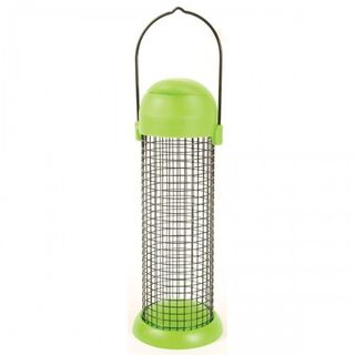 Comedero de cacahuetes para aves silvestres color Verde