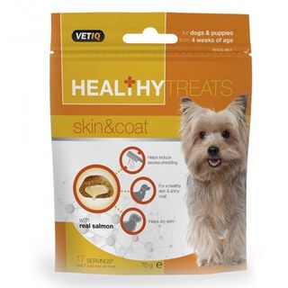 Snacks Healthy para piel y pelaje para perros sabor Salmón