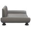vidaXL Cama para perros de cuero sintético gris 70x45x28 cm, , large indicador imagen numero 3