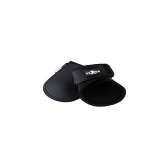 Saxon Protectores de Espolón Negro-Negro para caballos