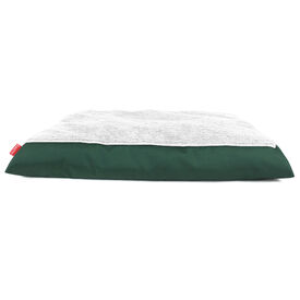 Gauty Cama Redonda Tela Impermeable y pelo  Verde y blanco para Perros y Gatos