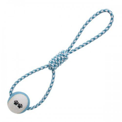 Pelota con tirador para perros color Azul, , large Imagen numero 1