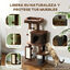 PawHut Árbol para Gatos Marrón, , large indicador imagen numero 10