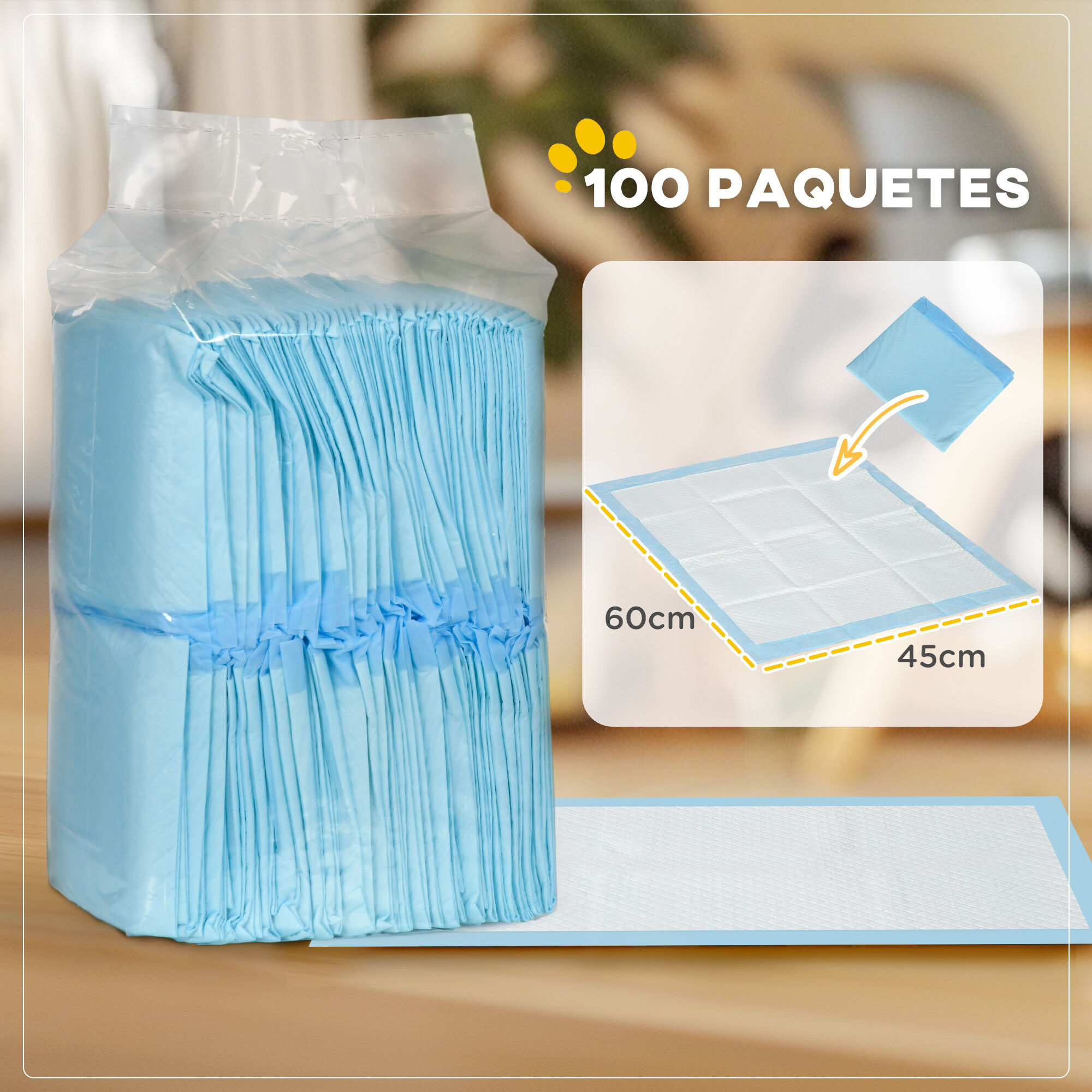 PawHut Empapadores de 6 Capas para Perros thumbnail