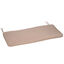 Outsunny Coj&iacute;n para Banco de Exterior 110x46x5 cm Desenfundable y Lavable Almohadilla Acolchado para Banco Doble de Jard&iacute;n Patio Terraza Beige Oscuro, , large indicador imagen numero 1