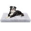 Nobleza Cama Lavable Perro Grande, Super Suave y Esponjoso Anti-Ansiedad Cama Para Perros, Cama de Perro de Felpa de Alta Calidad con Fondo Antideslizante, Gris cama perro antiestres, 122x74x10cm, XXL, , large indicador imagen numero 8