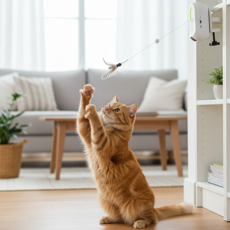 All For Paws Interactives Juguete Yoyo Bug para gatos, , large Imagen numero 1