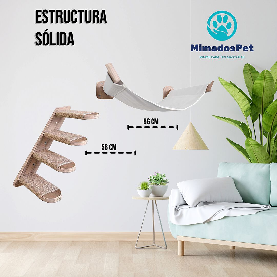 Kit de hamaca con escalera para gatos, , large Imagen numero 5