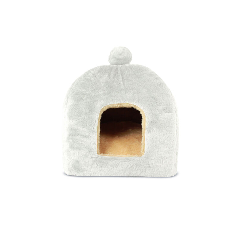 Gauty Cama para Perros y Gatos  Pelo - Blanco y beige, , large Imagen numero 1