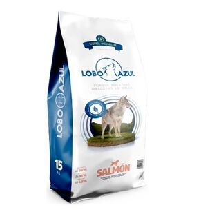 Lobo azul pienso sabor salmón para perros adultos