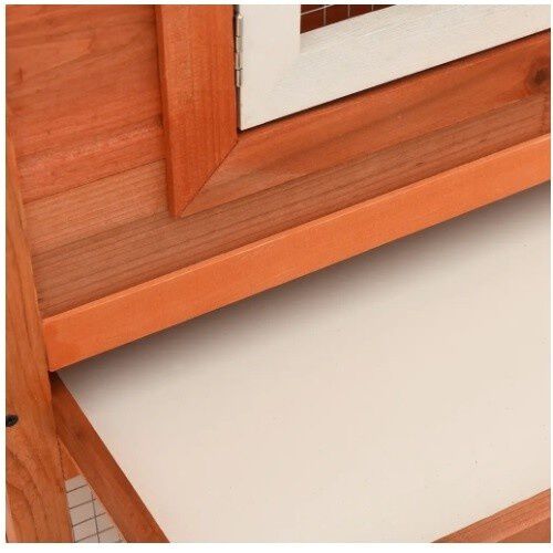 Conejera castillo de madera color Marrón thumbnail