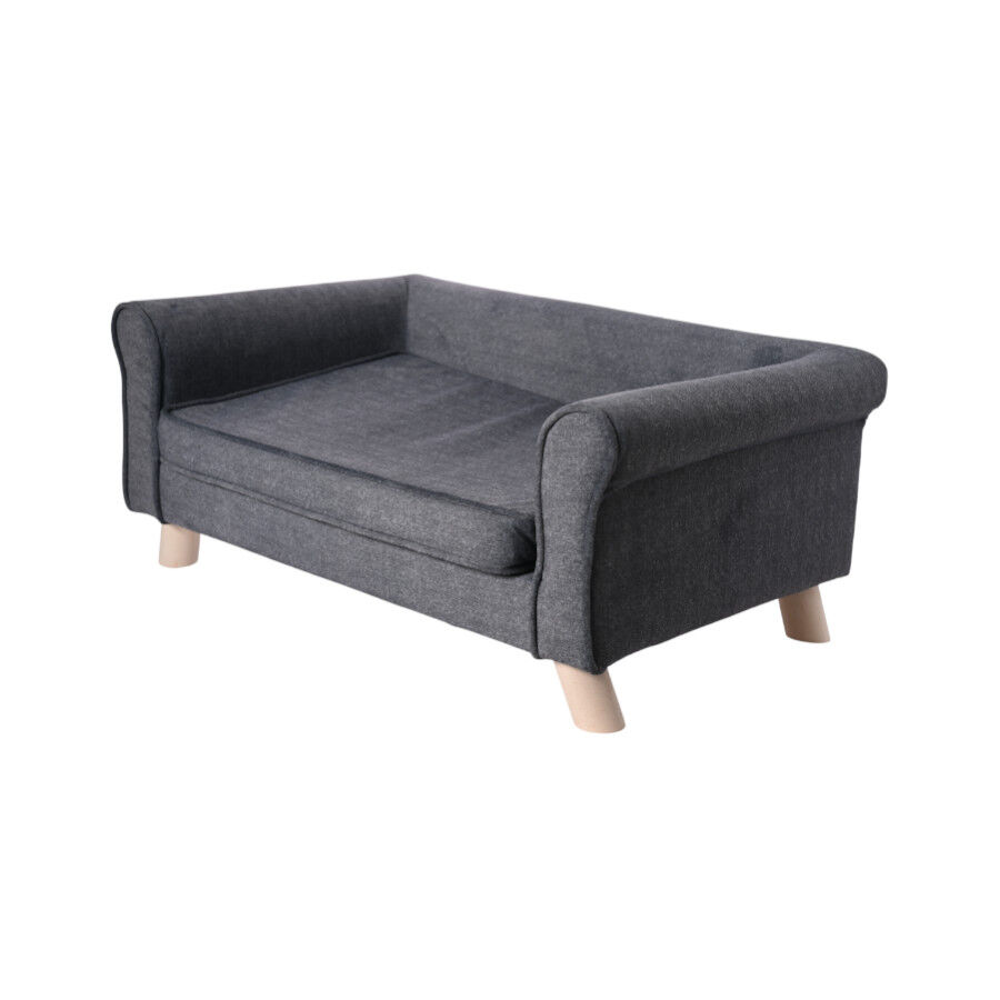 Leeby sof&aacute; negro para perros, , large Imagen numero 3