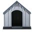 Vidaxl caseta exterior gris para perros, , large indicador imagen numero 4