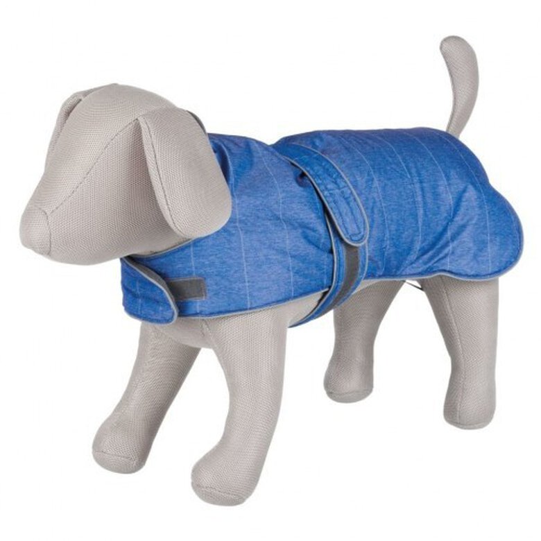 Abrigo acolchado para perros color Azul, , large image number null