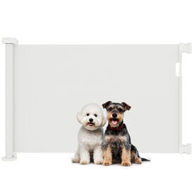 PawHut Barrera para Perros Blanco