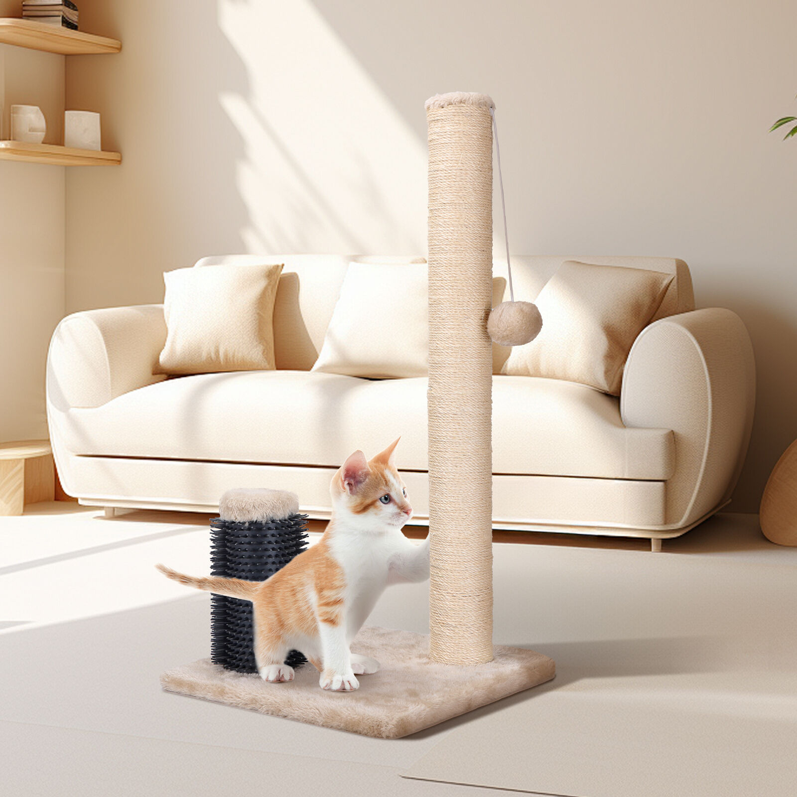 Nobleza Poste Rascador Beige para gatos thumbnail