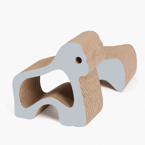 Rascador Zoo 2 en 1 en forma de Gorila para gatos color Gris, , large Imagen numero 1