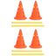 Vidaxl obst&aacute;culo de actividades naranja para perros, , large indicador imagen numero 4
