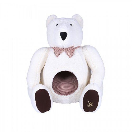 Cama de oso Woof para perros color Blanco, , large Imagen numero 1