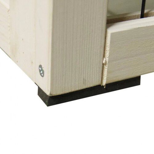 Conejera de madera Flamingo color Marr&oacute;n, , large Imagen numero 5