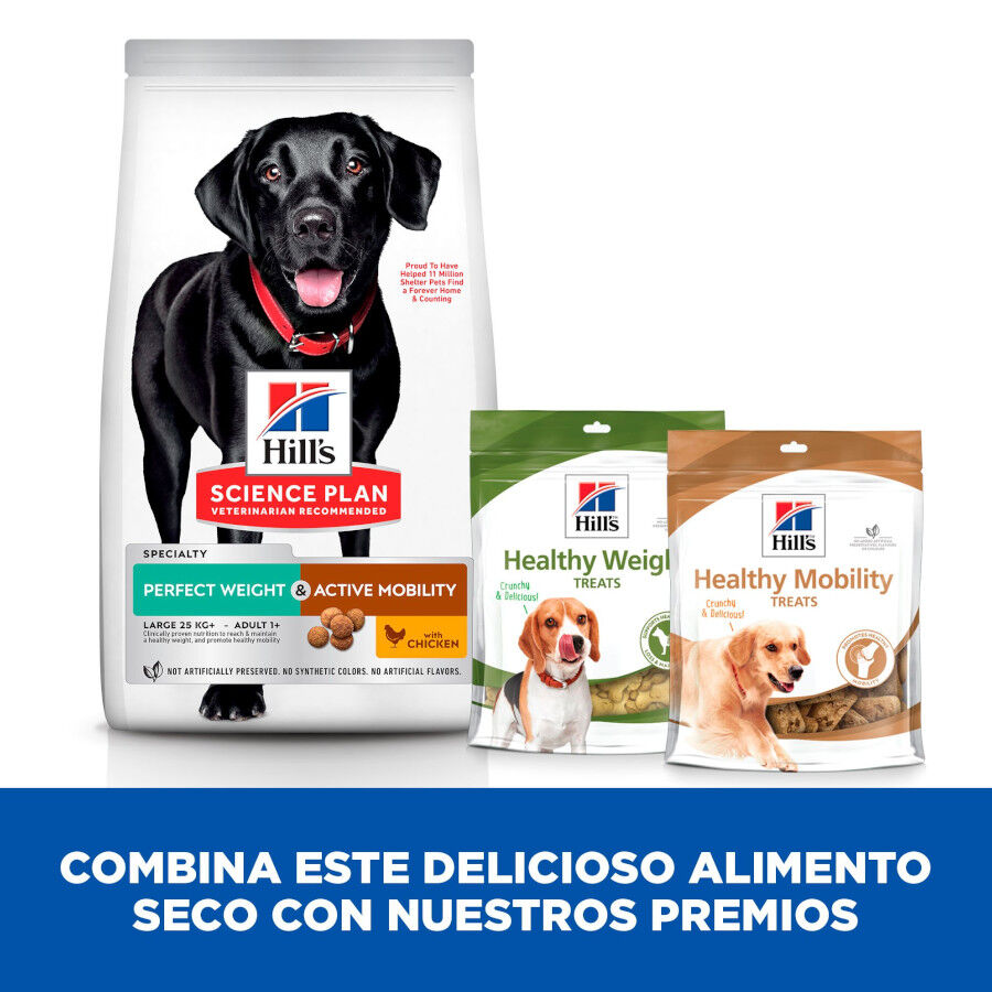 Hill&#039;s Science Plan Perfect weight y Active Mobility pollo pienso para perros grandes thumbnail