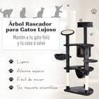 Rascador todo en uno PawHut color Gris Oscuro, , large image number null