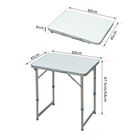 Mesa de camping plegable Outsunny color Blanco, , large image number null