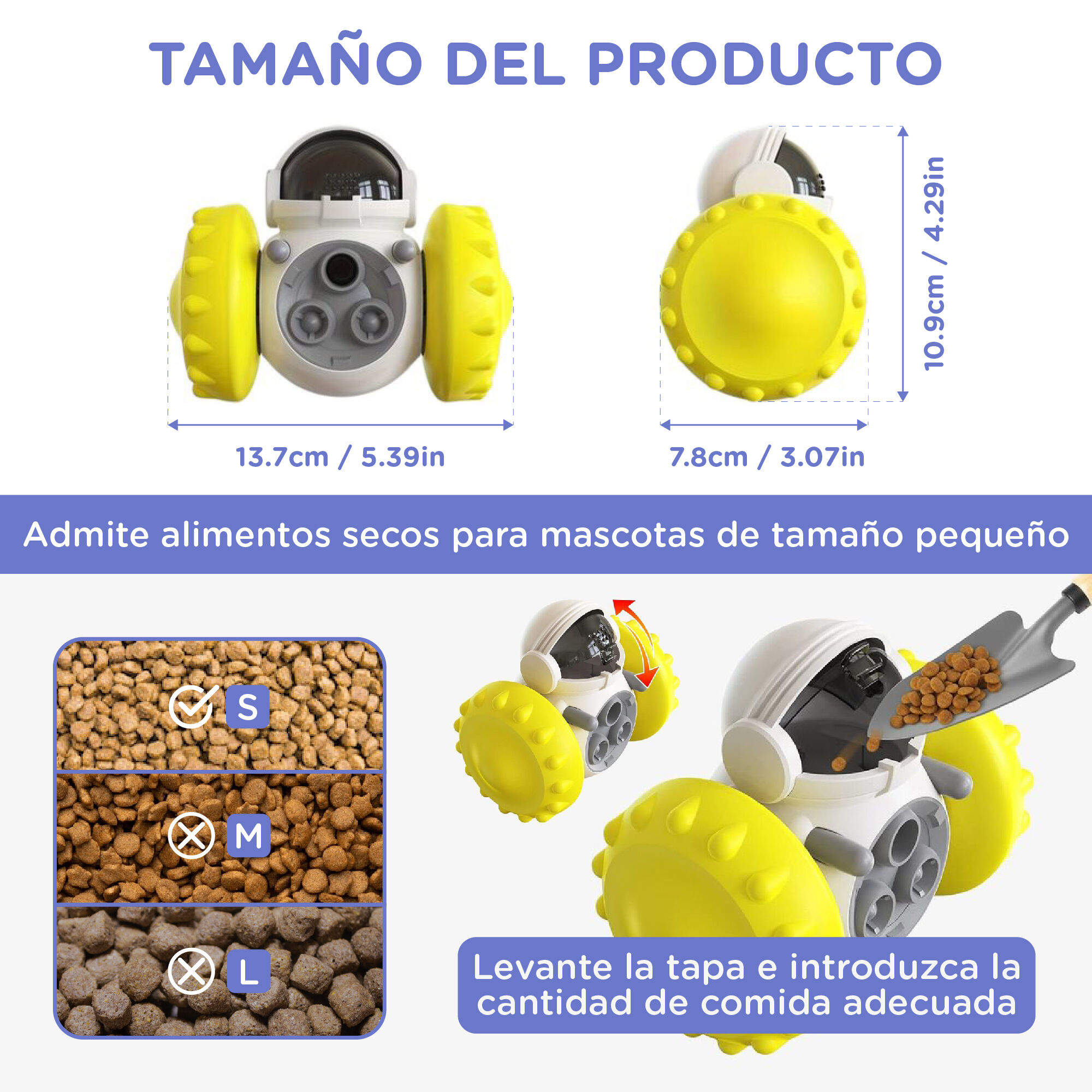 Robot con Fugas - Juguete Interactivo con premios y de inteligencia para perros, , large Imagen numero 2