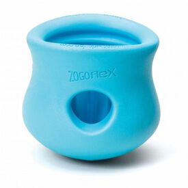 West Paw Desing Zogoflex Toppl Juguete Porta Golosinas Azul para perros