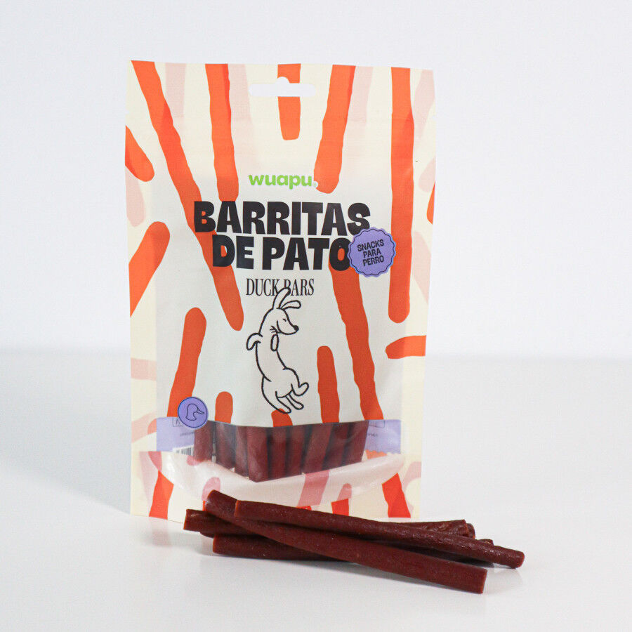 WUAPU SNACK BARRITAS CARNE DE PATO 100GR, , large Imagen numero 1