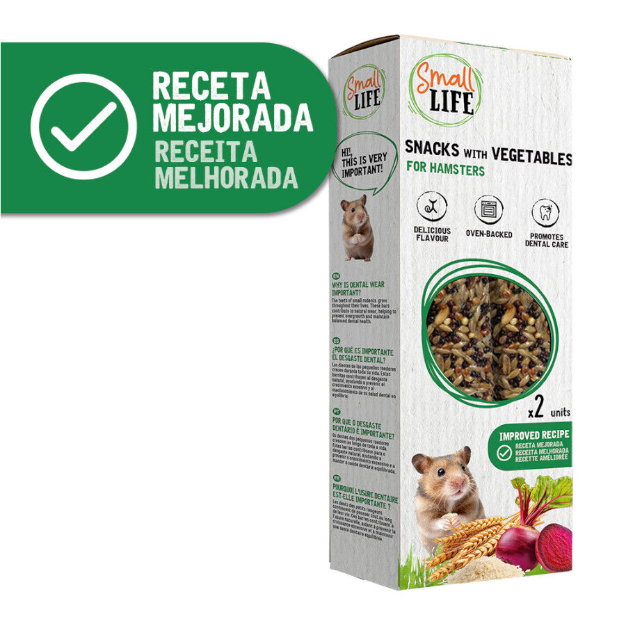 2 barritas Small Life Barritas Snack con vegetales para h&aacute;msters, , large Imagen numero 2