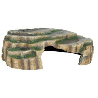 Cueva decorativa para terrario color Marrón