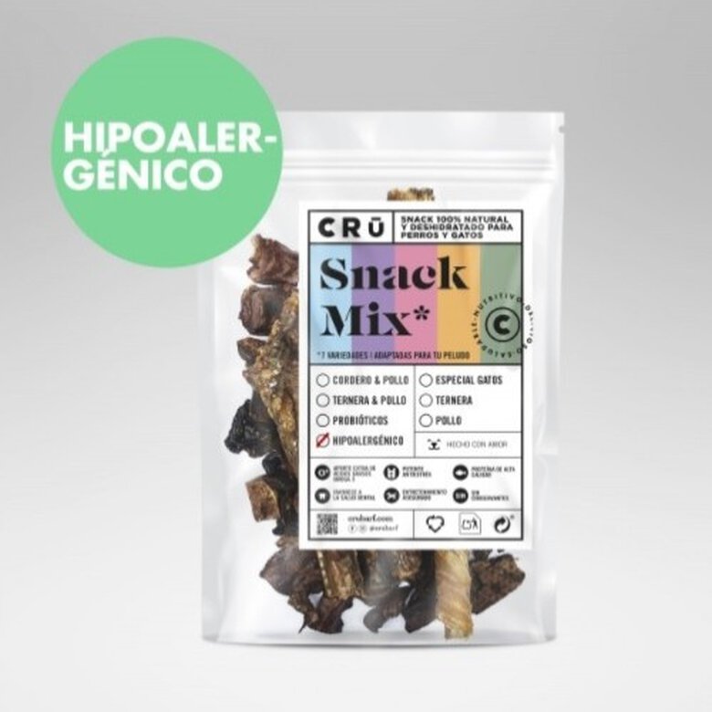 CRU snack mix hipoalergénico sabor Cordero, , large image number null