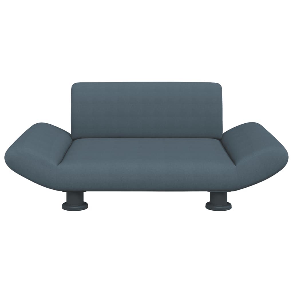 vidaXL Cama para perros de tela gris oscuro 70x45x28 cm, , large Imagen numero 2