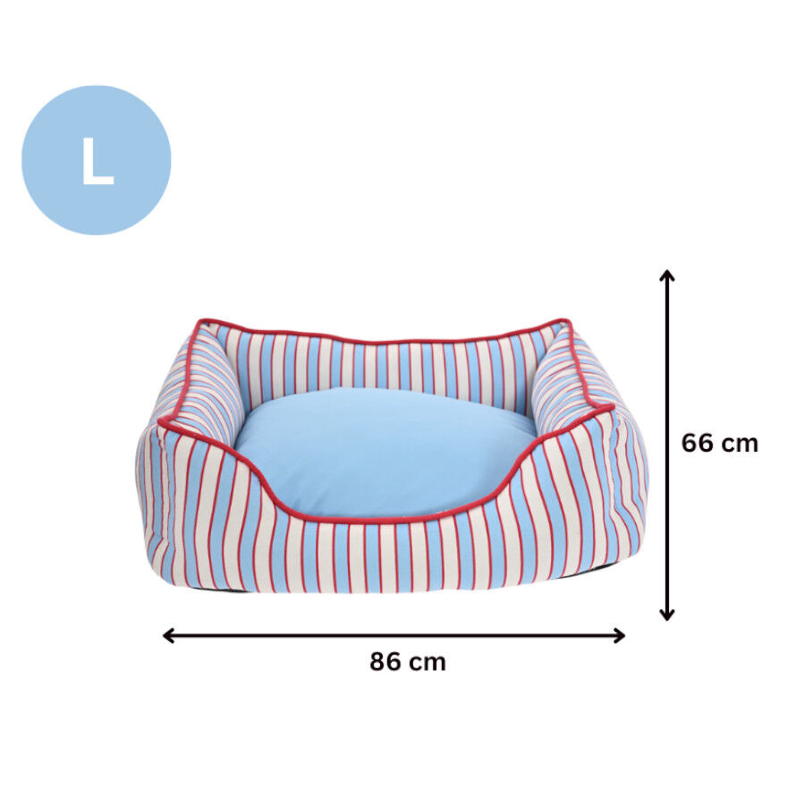 Leeby Cama Rayas Anchas para perros, , large Imagen numero 6