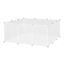 Pawhut valla modular blanca para mascotas pequeñas, , large indicador imagen numero 1