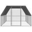 vidaXL Jaula gallinero de acero galvanizado 3x12x2 m, , large indicador imagen numero 17