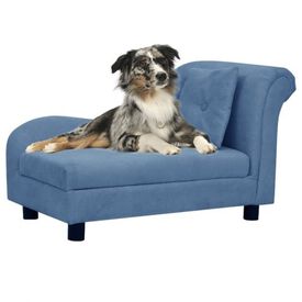 Vidaxl sofá agua marina para perros