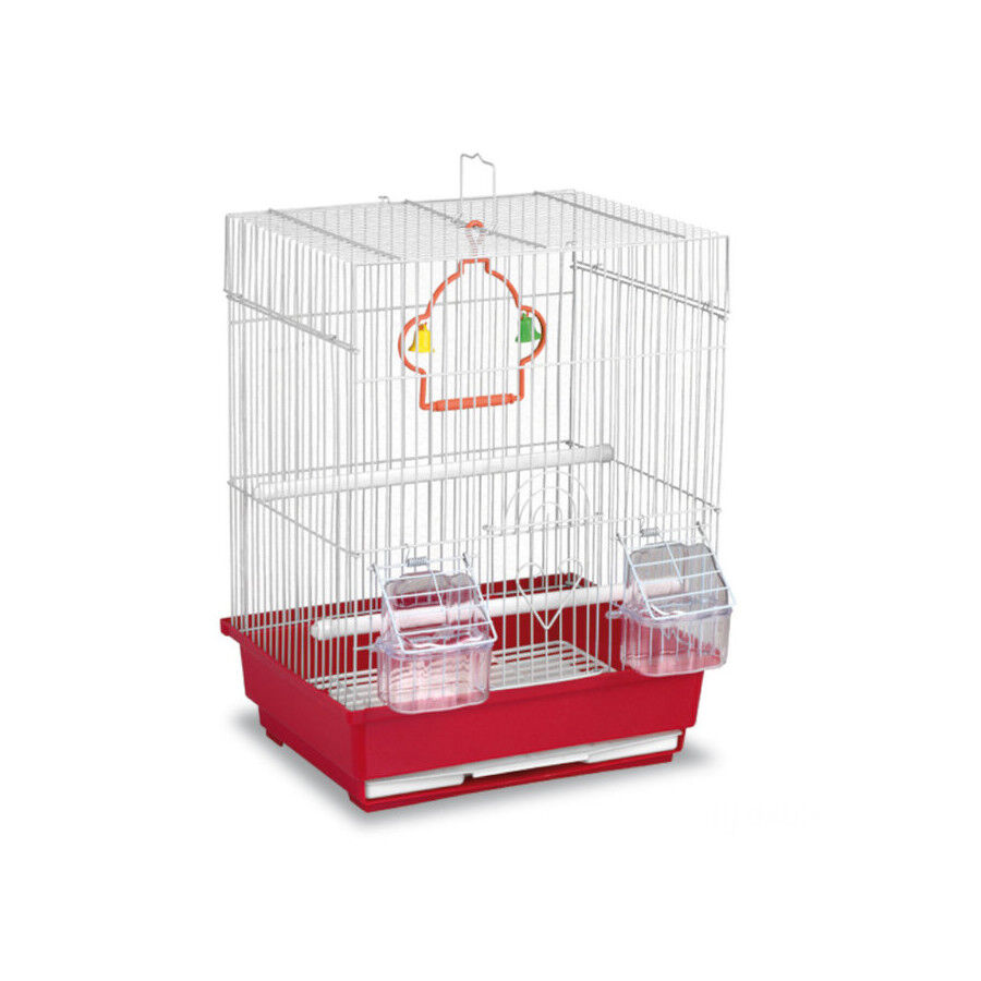TK Pet Jaula roja rectangular para canario agata, , large Imagen numero 1