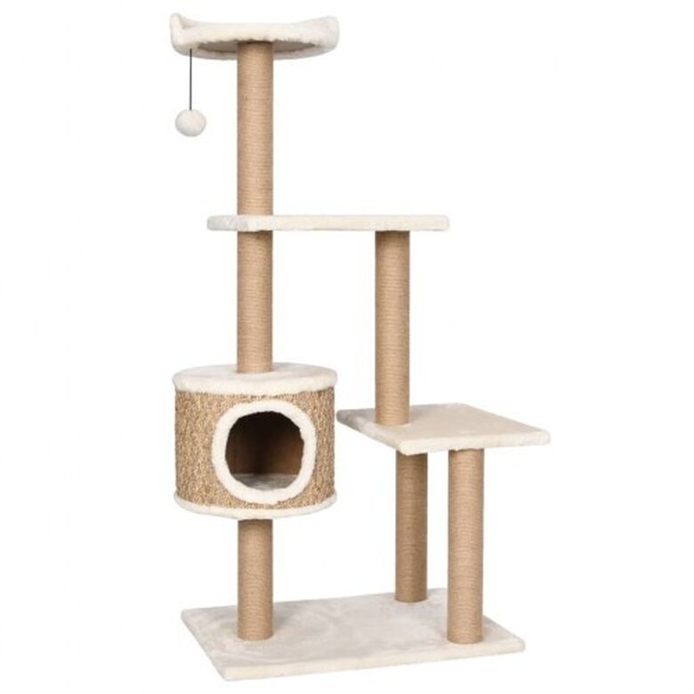 Rascador para gatos con múltiples plataformas color Beige, , large image number null