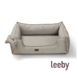 Leeby cama viscoelástica gris para perros