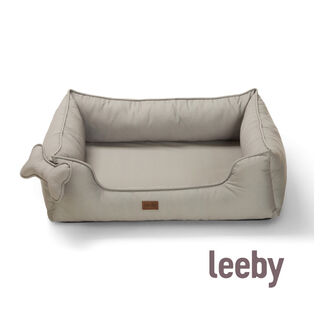 Leeby cama viscoelástica gris para perros