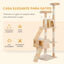 Rascador PawHut árbol centro de actividades color Beige, , large indicador imagen numero 4