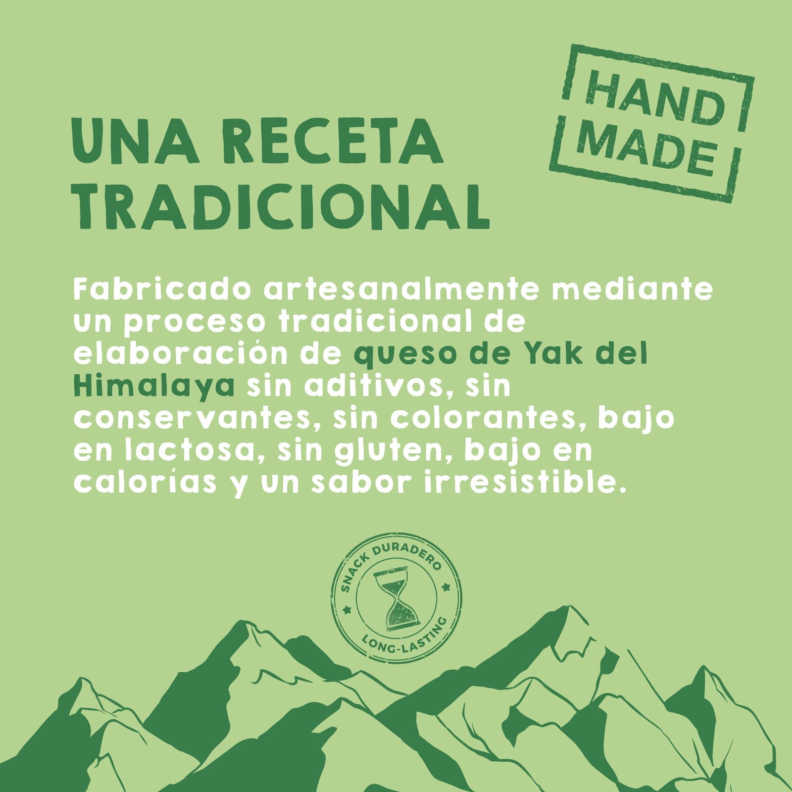 Huesos de Queso del Himalaya (Yak) - Mordedor natural para perros - Talla S - 4 uds thumbnail