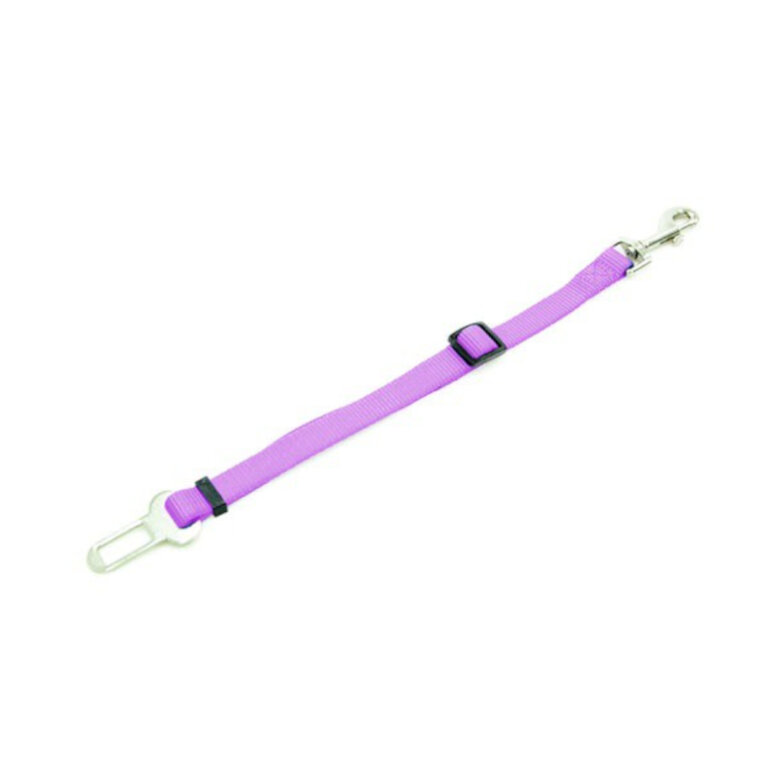 Adaptador cinturón de seguridad TK-Pet lila